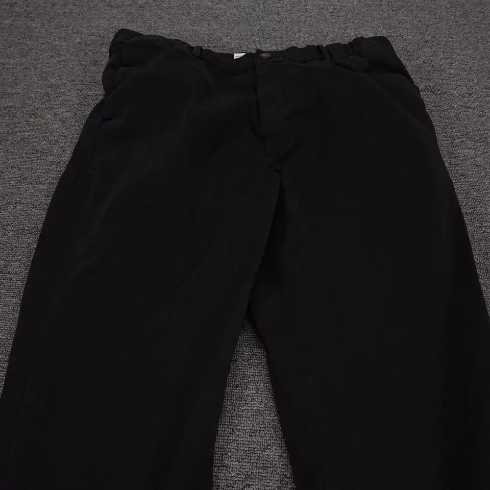 Bearbottom Pants Mens XL 30 Black Stretch Chino Elastic Waist Casual Workwear